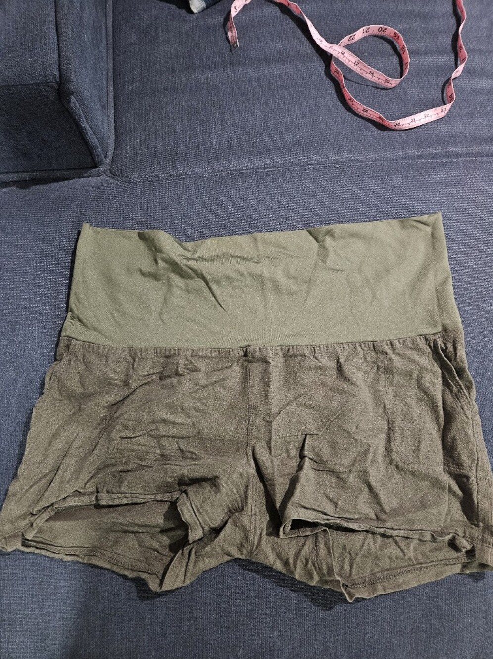 Linen Cotton Summer Maternity Shorts